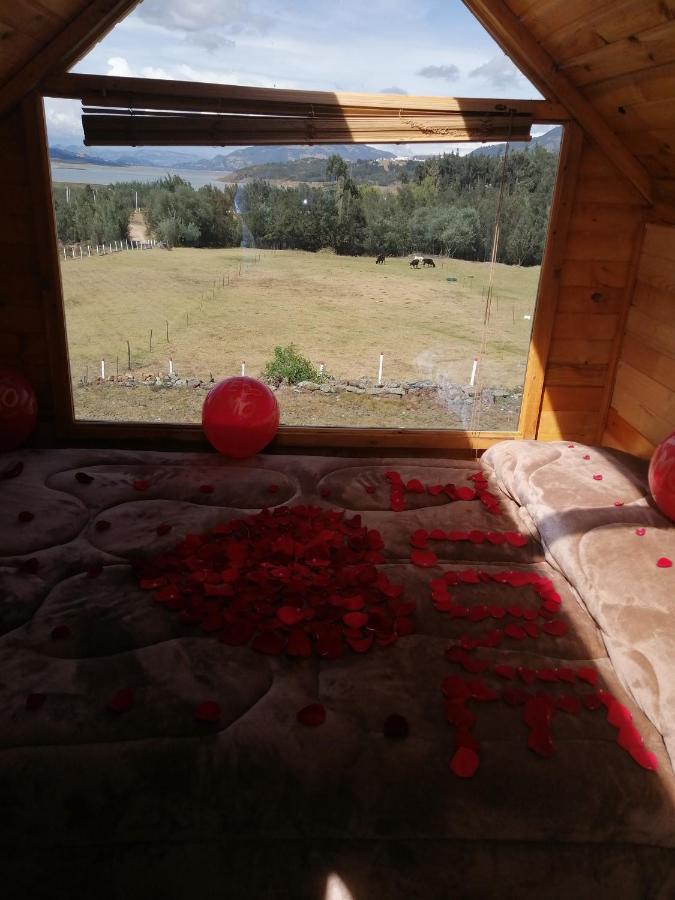 Cabanas El Mirador Del Tomine Guatavita Eksteriør bilde