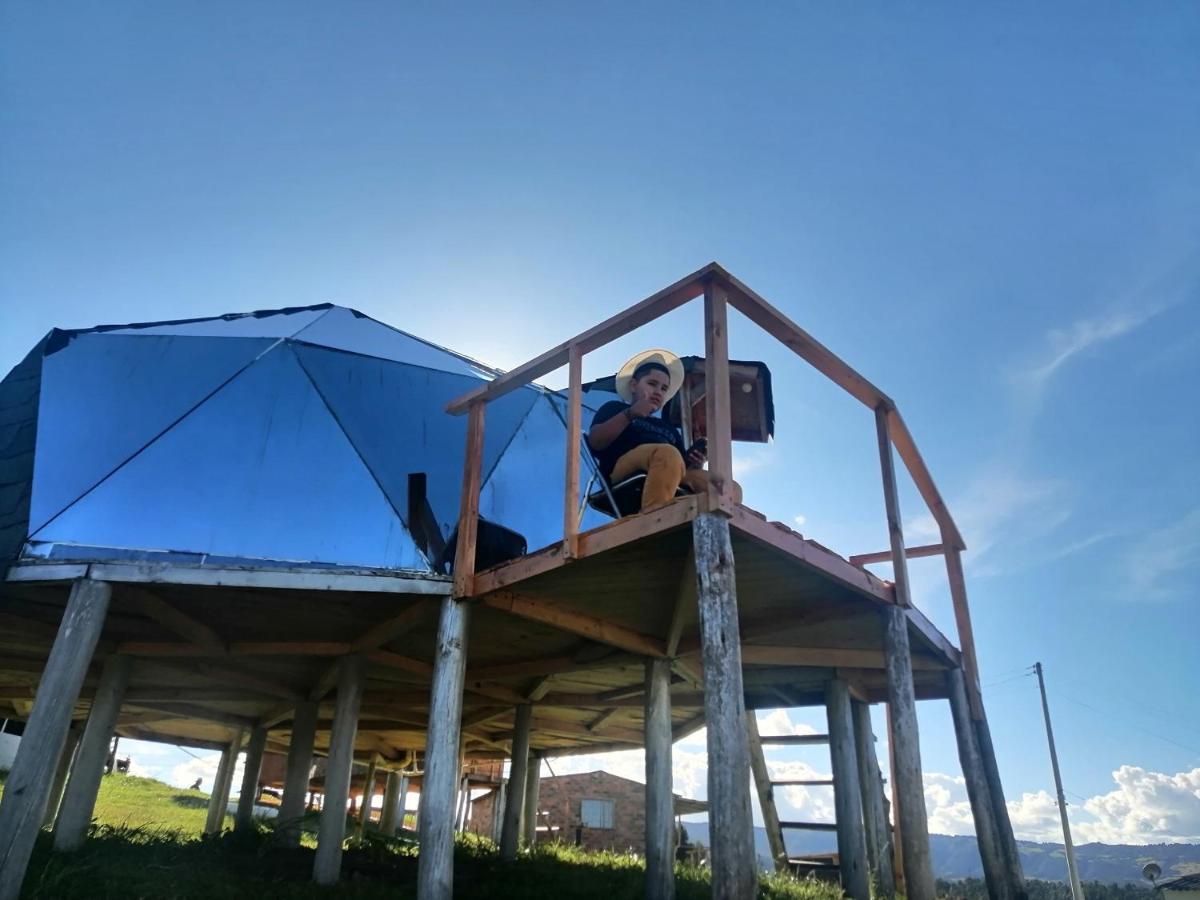 Cabanas El Mirador Del Tomine Guatavita Eksteriør bilde